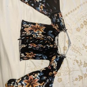 Floral crop top